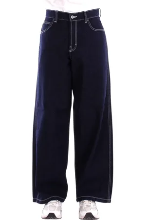 Dickies Jeans, Herre, Blå, W34, Bomuld, Logo Baglomme Jeans Regular Fit