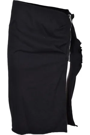 Rick Owens Nederdel, Dame, Sort, S, Bomuld, Nederdel
