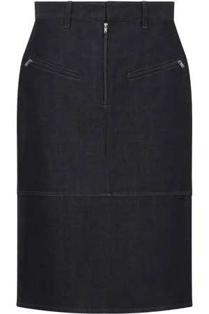 Jil Sander Nederdel, Dame, Sort, 2XS, Elegant Sort Nederdel