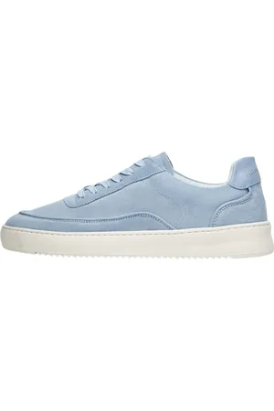 Filling pieces Sko, unisex, Blå, 44 EU, Suede, Mondo Suede Lux