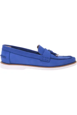 BALDININI Sko, Dame, Blå, 39 EU, Loafer in nubuck