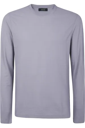 ZANONE Top, Herre, Grå, XL, Klassisk langærmet T-shirt