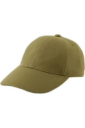 A.P.C. Tilbehør, Dame, Grøn, 56 CM, Bomuld, Khaki Bomuld Charlie Hat