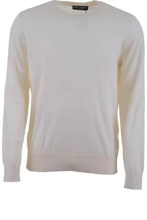 Dolce & Gabbana Strik, Herre, , S, Cashmere, Herre Crewneck Cashmere Jumper