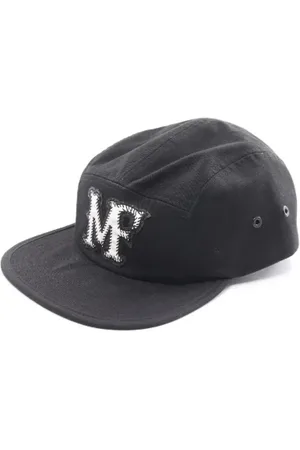 Moncler Pre-owned, Herre, Sort, ONE SIZE, Bomuld, Pre-owned Bomuld hatte