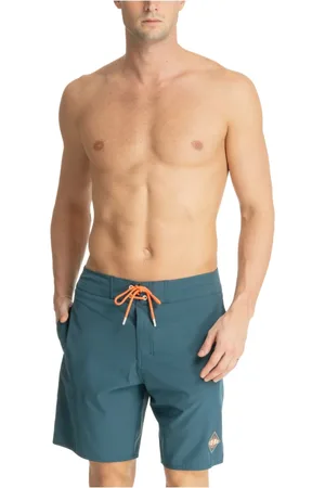 EA7 Badetøj, Herre, Blå, M, Uld, Stilfulde badeshorts med snøre