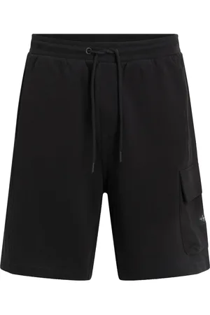 Calvin Klein Shorts, Herre, Sort, XL, Bomuld, bomuldsshorts med elastisk talje