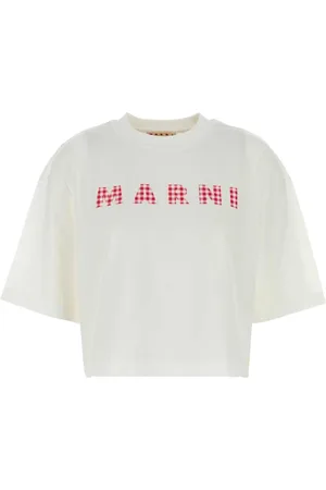 Marni Top, Dame, Hvid, 3XS, Bomuld, Hvid Bomulds T-Shirt