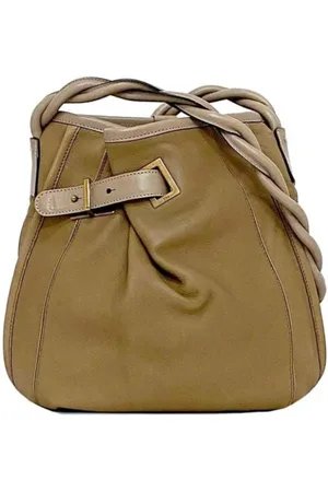Chloé Pre-owned, Dame, Brun, ONE SIZE, Uld, Pre-owned Laeder skuldertasker