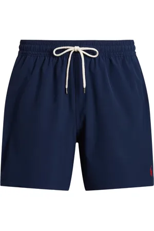 Ralph Lauren Badetøj, Herre, Blå, M, Polyester, Regular Fit Badeshorts