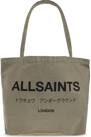 AllSaints Taske, Herre, Grøn, ONE SIZE, Bomuld, Taske Underground type indkøber
