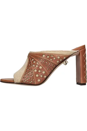 Maison Skorpios Sko, Dame, Brun, 39 EU, Læder, Sandaler Brun