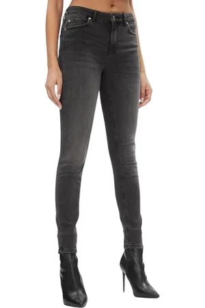 Liu Jo Jeans, Dame, Grå, W26, Bomuld, Denim 5-lomme bomuld damebukser