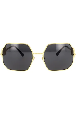 VERSACE Tilbehør, unisex, Gul, 58 MM, Irregulære Solbriller Ve2248 100287