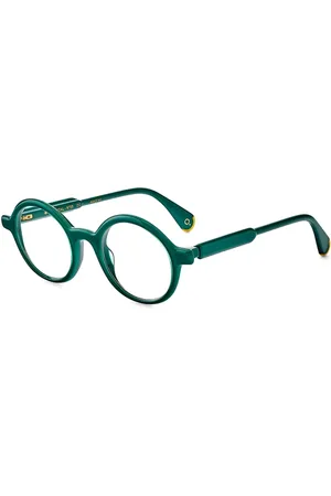 Etnia Barcelona Tilbehør, unisex, Grøn, ONE SIZE, Brutal Grøn Sfærisk Briller