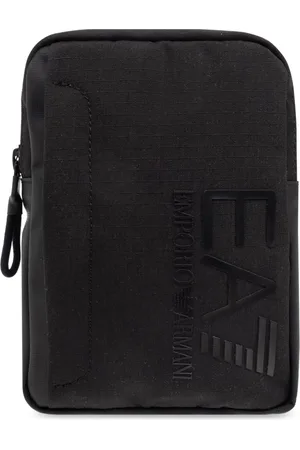Emporio Armani Taske, unisex, Sort, ONE SIZE, Polyester, Moderne Logo Talje Taske