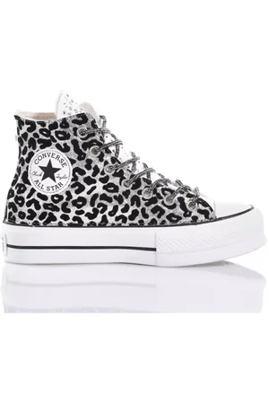 Converse Sko, Dame, Flerfarvet, 37 EU, Uld, Sølv Platform Sneakers til Kvinder