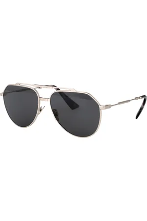 Dolce & Gabbana Tilbehør, Herre, Grå, 60 MM, Uld, Stilfulde solbriller med model 0Dg2302