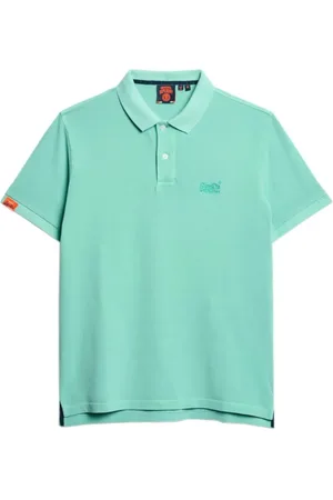 Superdry Top, Herre, Grøn, S, Vintage Destroy Polo