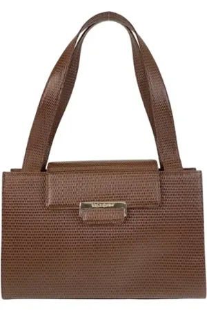 Saint Laurent Pre-owned, Dame, Brun, ONE SIZE, Uld, Pre-owned Laeder skuldertasker