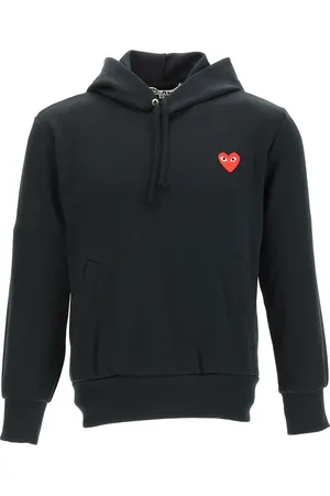 Comme des Garçons Sweathshirts & Hoodies, Herre, Sort, S, Hættetrøje