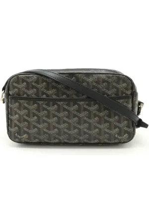 GOYARD Pre-owned, Dame, Sort, ONE SIZE, Uld, Pre-owned Canvas crossbody-tasker