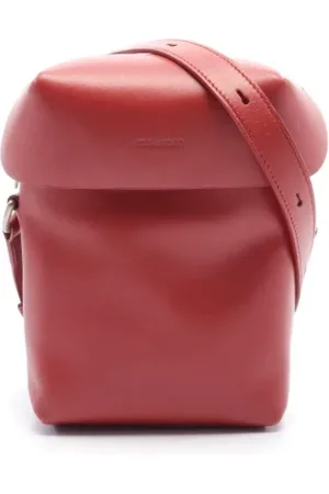 Jil Sander Pre-owned, Herre, Lyserød, ONE SIZE, Uld, Pre-owned Laeder skuldertasker