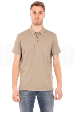 C.P. Company Top, Herre, Brun, S, Klassisk Polo T-shirt