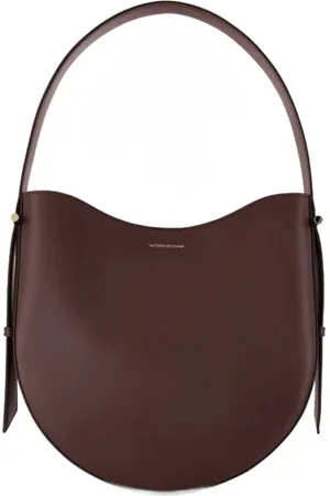 Victoria Beckham Taske, Dame, Rød, ONE SIZE, Uld, Burgundy Læder Skuldertaske