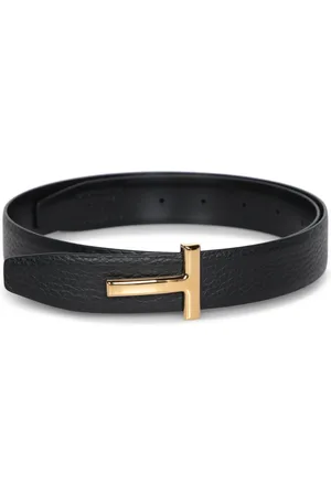 Tom Ford Tilbehør, Dame, Sort, 85 CM, Læder, Sort Læderbælte Elegant Stil