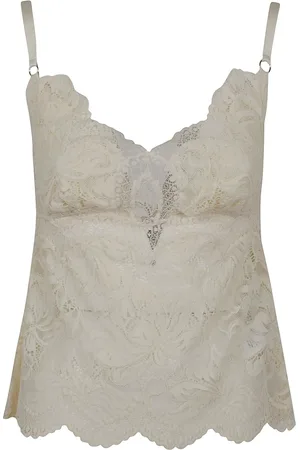 Paco rabanne Top, Dame, , M, Hvid Top Slidstærk Stil