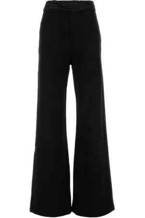 Maison Margiela Bukser, Dame, Sort, XS, Bomuld, Sorte bomuldsjoggers til mænd