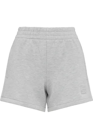 ANINE BING Shorts, Dame, Grå, S, Kort Monogram Indrammet Stil A-05