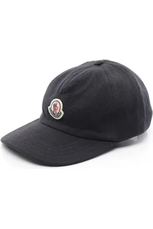 Moncler Pre-owned, Herre, Sort, ONE SIZE, Bomuld, Pre-owned Bomuld hatte