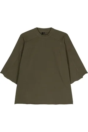 Entire Studios Top, Herre, Grøn, L, Uld, Militær Heavy Dart Tee