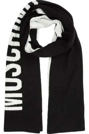 Moschino Tilbehør, Herre, Sort, ONE SIZE, Uld, Luksuriøst uldtørklæde til mænd
