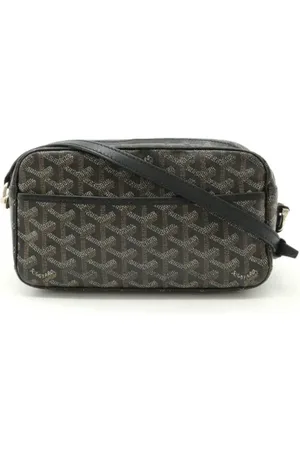 GOYARD Pre-owned, Dame, Sort, ONE SIZE, Uld, Pre-owned Canvas crossbody-tasker
