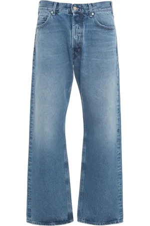 Cycle Jeans, Herre, Blå, W32, Uld, Blå Wide Leg Jeans Stilfuldt Design