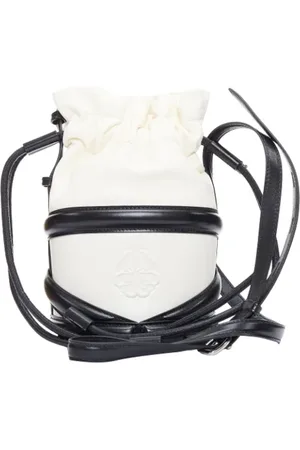 Alexander McQueen Pre-owned, Dame, Sort, ONE SIZE, Uld, Pre-owned Laeder skuldertasker