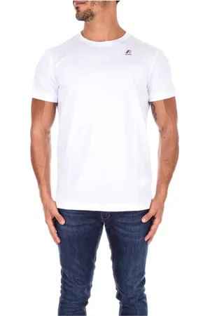 K-Way Top, Herre, Hvid, L, Bomuld, Logo Front T-Shirt