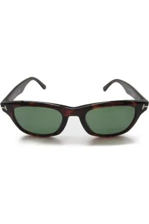 Tom Ford Pre-owned, Dame, Grøn, ONE SIZE, Tyl, Pre-owned Plast solbriller