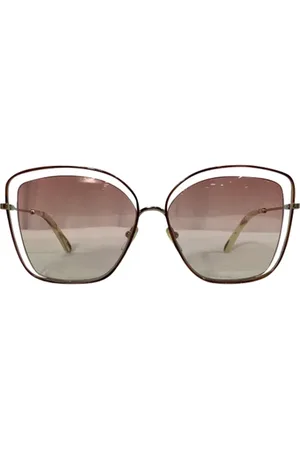 Chloé Pre-owned, Dame, Lyserød, ONE SIZE, Uld, Pre-owned Acetat solbriller