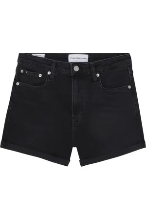 Calvin Klein Shorts, Dame, Sort, W30, Denim, Sorte Denim Shorts