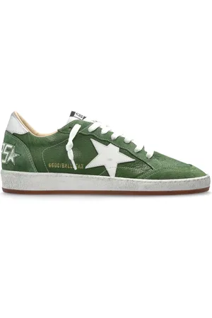 Golden Goose Sko, Herre, Grøn, 42 EU, Læder, Sportsko Ball Star