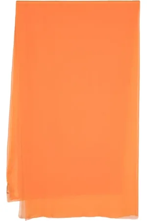 Alberta Ferretti Tilbehør, Dame, , ONE SIZE, Luksuriøst Silketørklæde Arancio