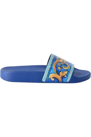 Dolce & Gabbana Sko, Dame, Blå, 35 EU, Dame Strandtøj Flip Flops