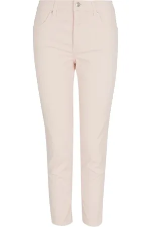 Armani Exchange Jeans, Dame, Lyserød, W29, Bomuld, Rosa Jeans med kinesisk nytår broderi