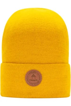 Cabaia Tilbehør, unisex, Gul, ONE SIZE, Moderne fransk stil Vinterhue