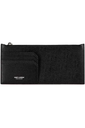 Saint Laurent Pre-owned, Dame, Sort, ONE SIZE, Tyl, Pre-owned Laeder punge