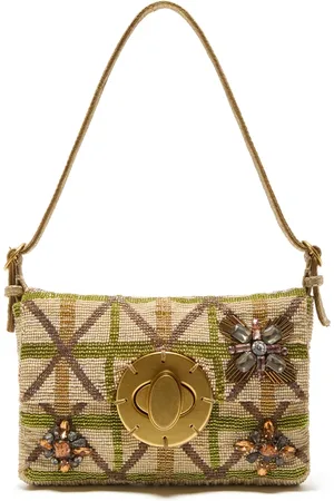 Maliparmi Taske, Dame, Gul, ONE SIZE, Uld, Lille Magnolia Sten Skulder Taske